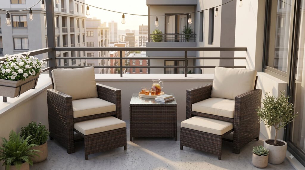 LHBcraft 5-Piece Patio Furniture Set