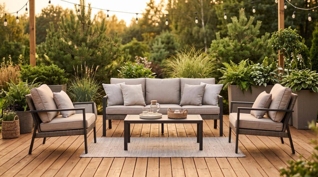 Patio furniture sets compared: conversation sets, sectionals, and bistro sets