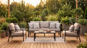 Patio furniture sets compared: conversation sets, sectionals, and bistro sets